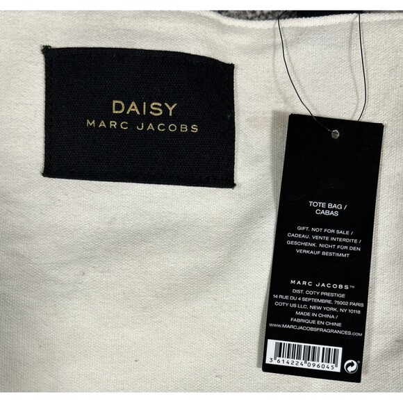 Daisy Marc Jacobs Tote Bag Ivory & Rose Gold Sparkle NWT - Picture 4 of 5